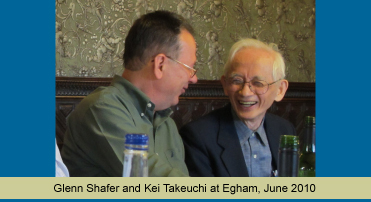 Glenn Shafer and Kei Takeuchi at Egham, June 2010