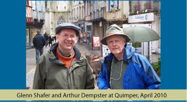 Glenn Shafer and Arthur Dempster at Quimper, April 2010
